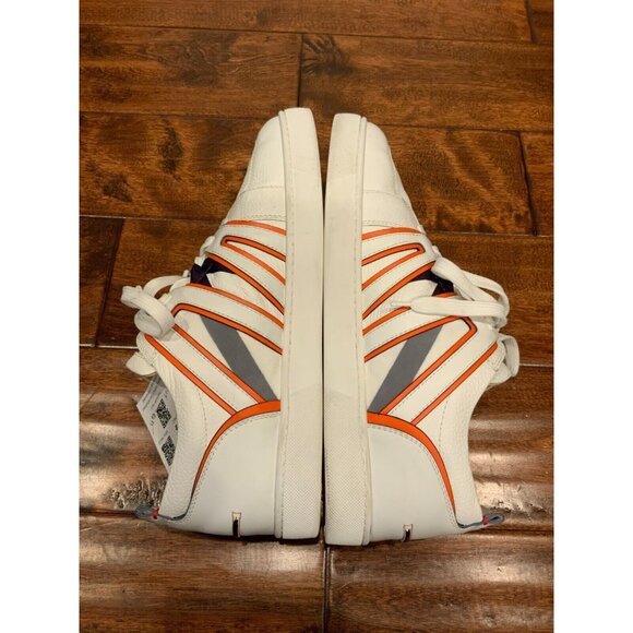 Christian Louboutin White Leather Vida Viva Lace-Up Sneakers, Sz 13 (US) 46 (IT) - Picture 8 of 10
